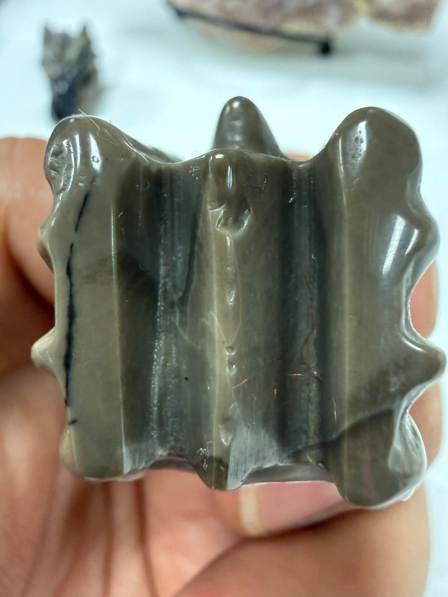 Dragon Head Carving 2" Inch