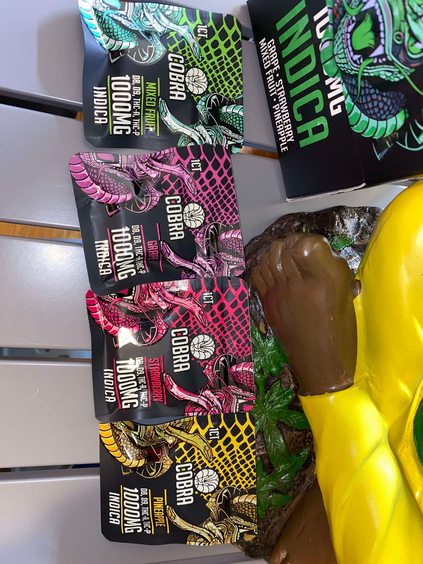 Cobra- Single Pack- 1000mg Venom Blend- Gummy 1 Pack- INDICA