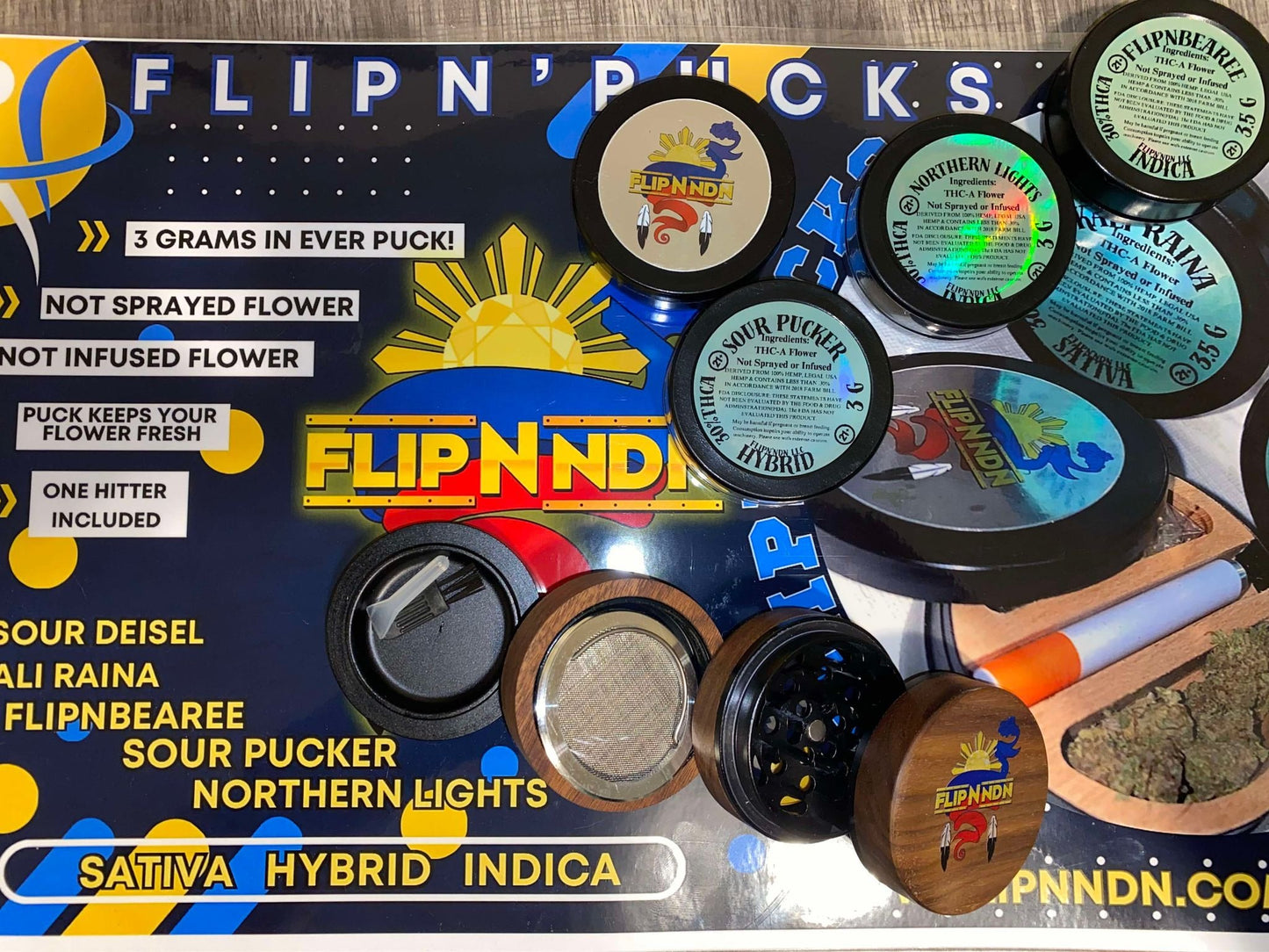 FlipN'ndn's Official 4 piece Grinder