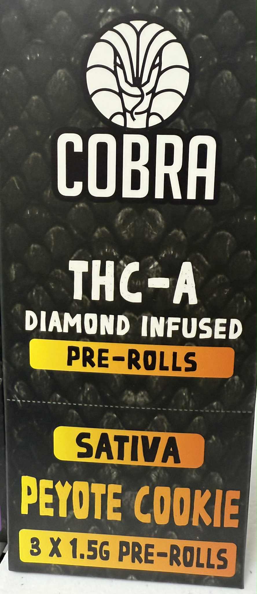 Cobra THC-A Diamond Infused Pre-Rolls (3pack)