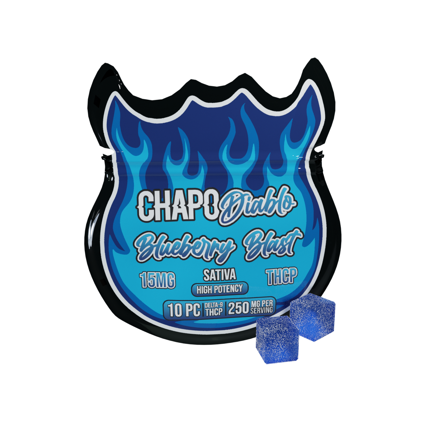 Chapo Extrax Diablo Blueberry Blast High Potency Gummies