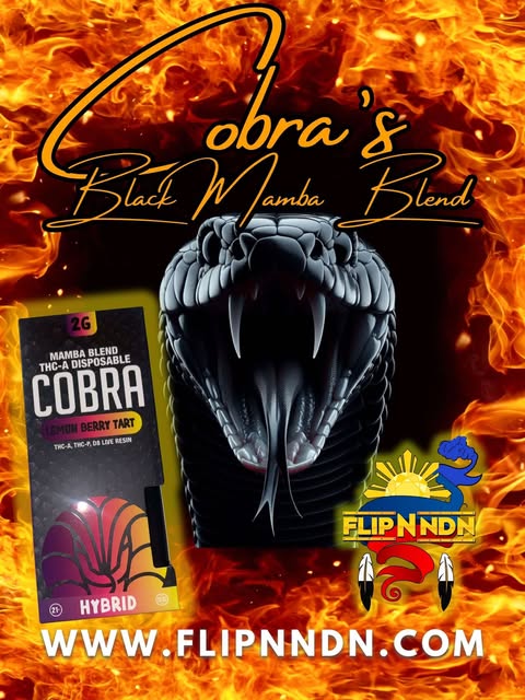 Cobra Mamba Blend HYBRID LEMON BERRY TART- THC-A 2gram Disposable FLIPnNDN Cobra Mamba Blend HYBRID LEMON BERRY TART- THC-A 2gram Disposable FLIPnNDN