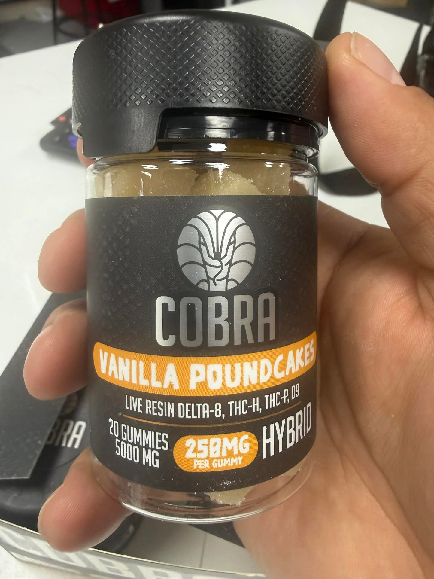 Cobra Black Mamba Venom Gummies- Blend INDICA-HYBRID-SATIVA
