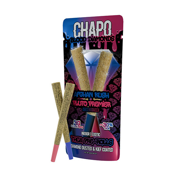 CHAPO Extrax DIAMOND BLOOD 3 GRAM (2CT) Afghan Kush & Pluto Premier