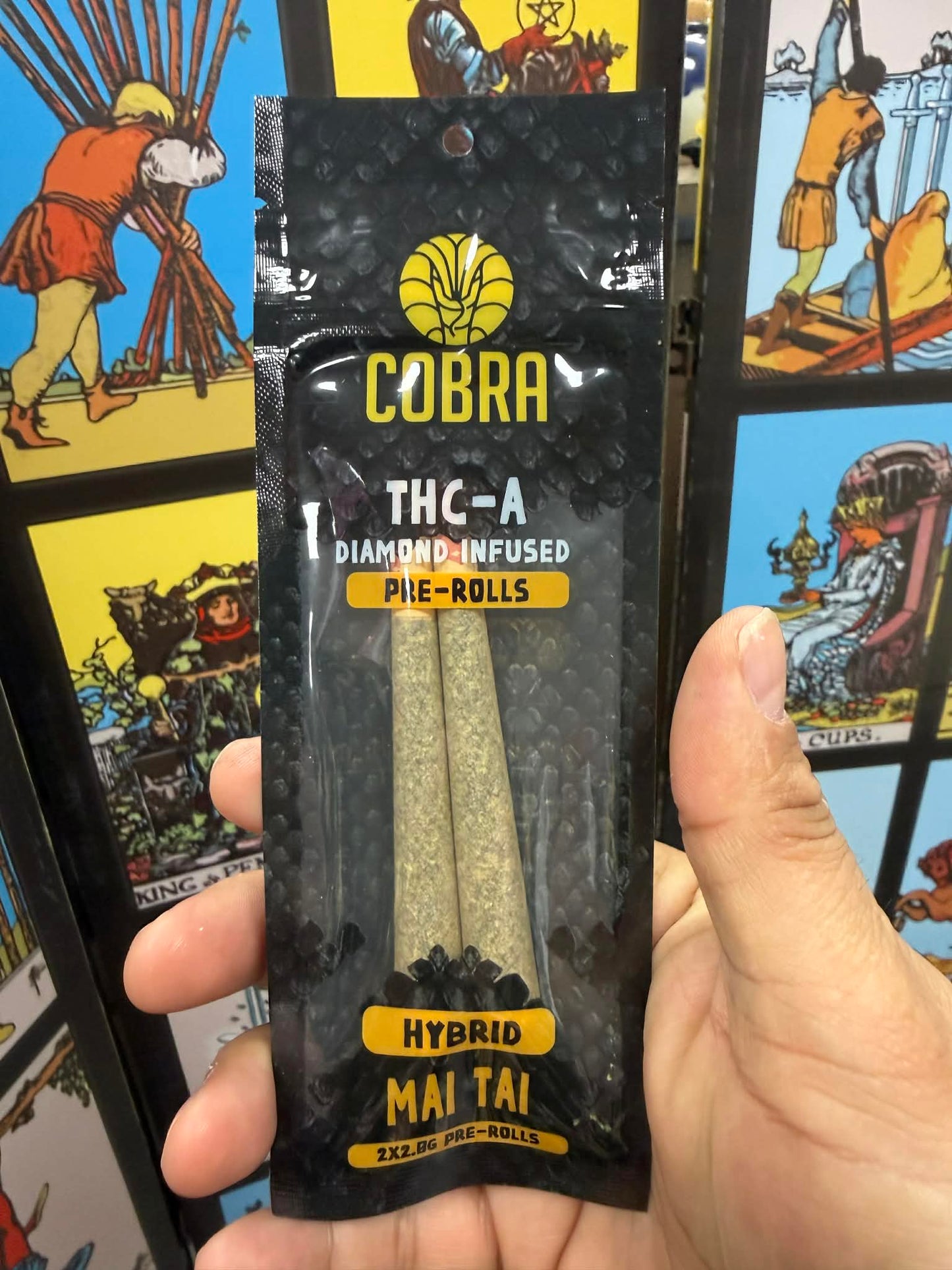 Cobra 2 Pack (2gr Each) ThcA Diamond Infused Pre-Rolls