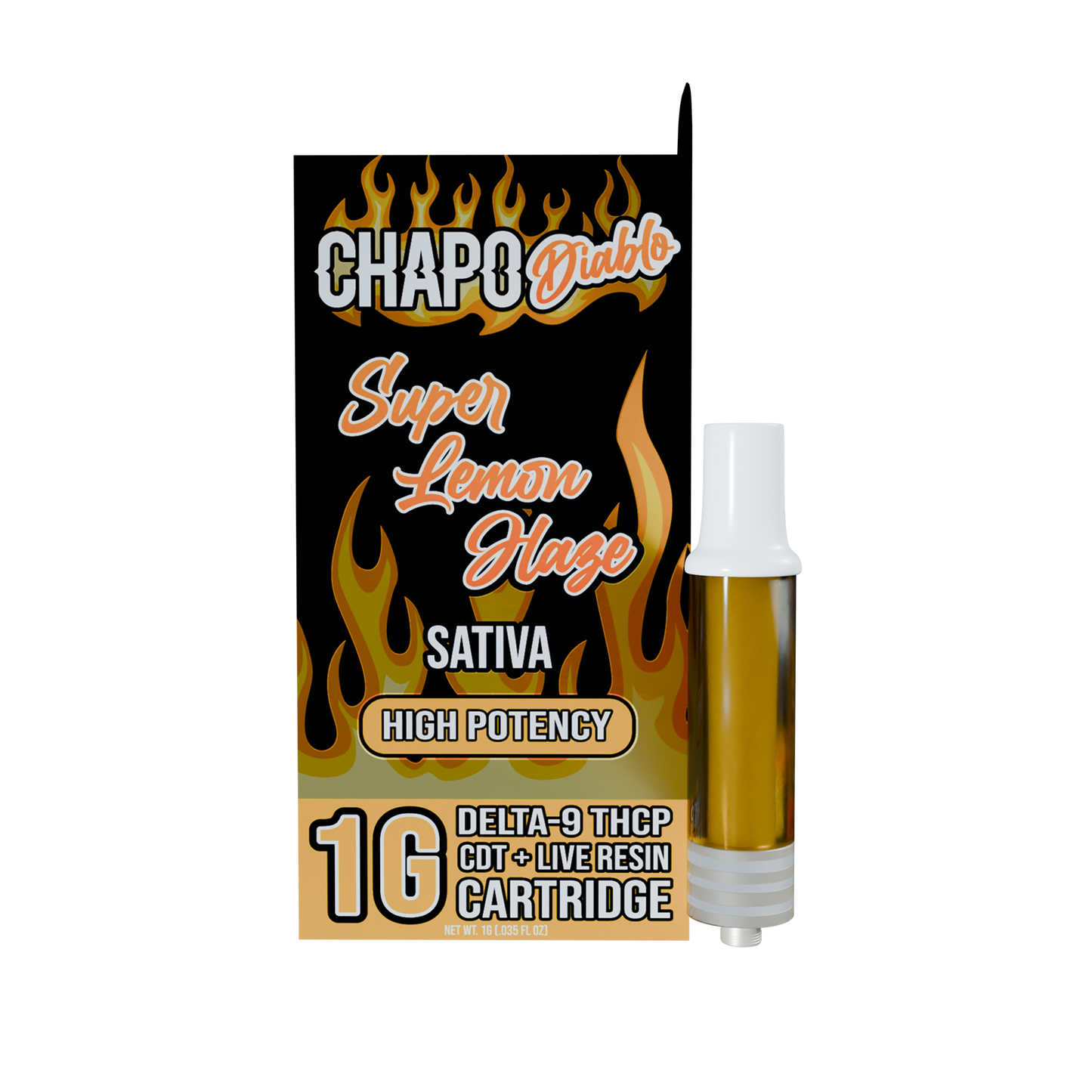 Chapo Diablo 1 Gram Carts- HYBRID - Wedding Cake