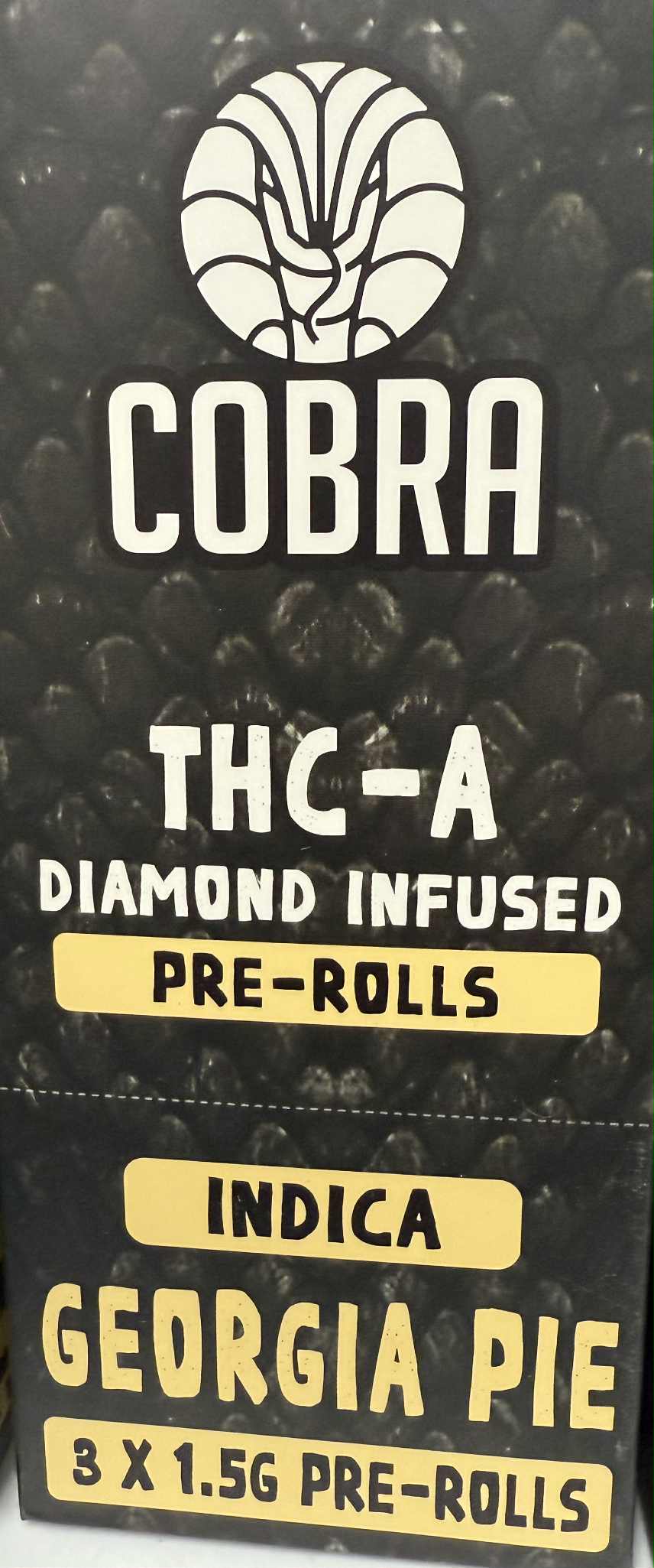 Cobra THC-A Diamond Infused Pre-Rolls (3pack)