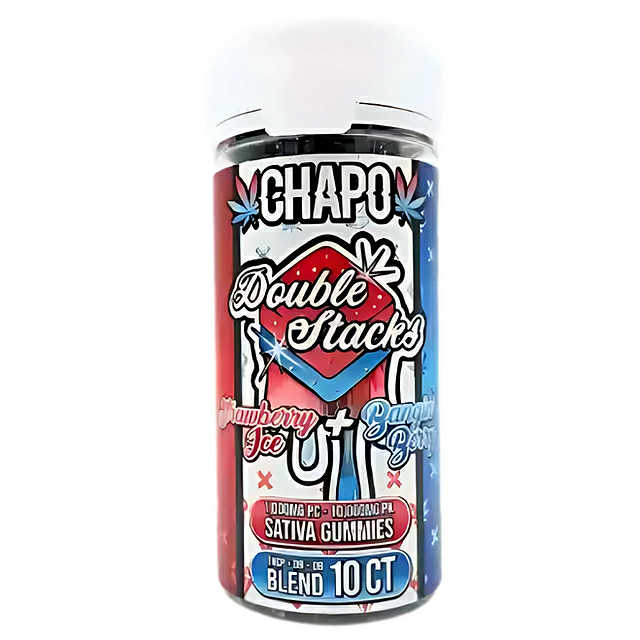 Chapo Extrax - Double Stacks Gummies - 10,000mg Per Jar (5 Flavors)