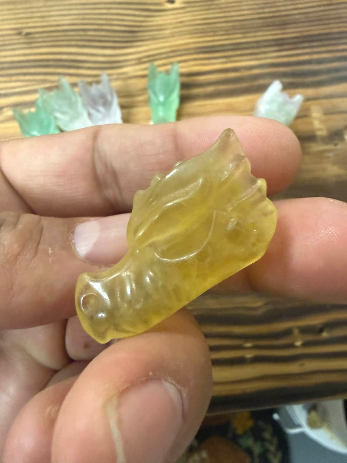 Dragon Head Carving 1.5"