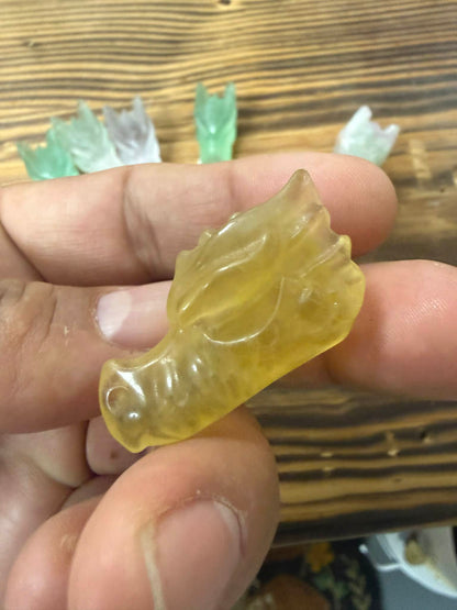 Dragon Head Carving 1.5"