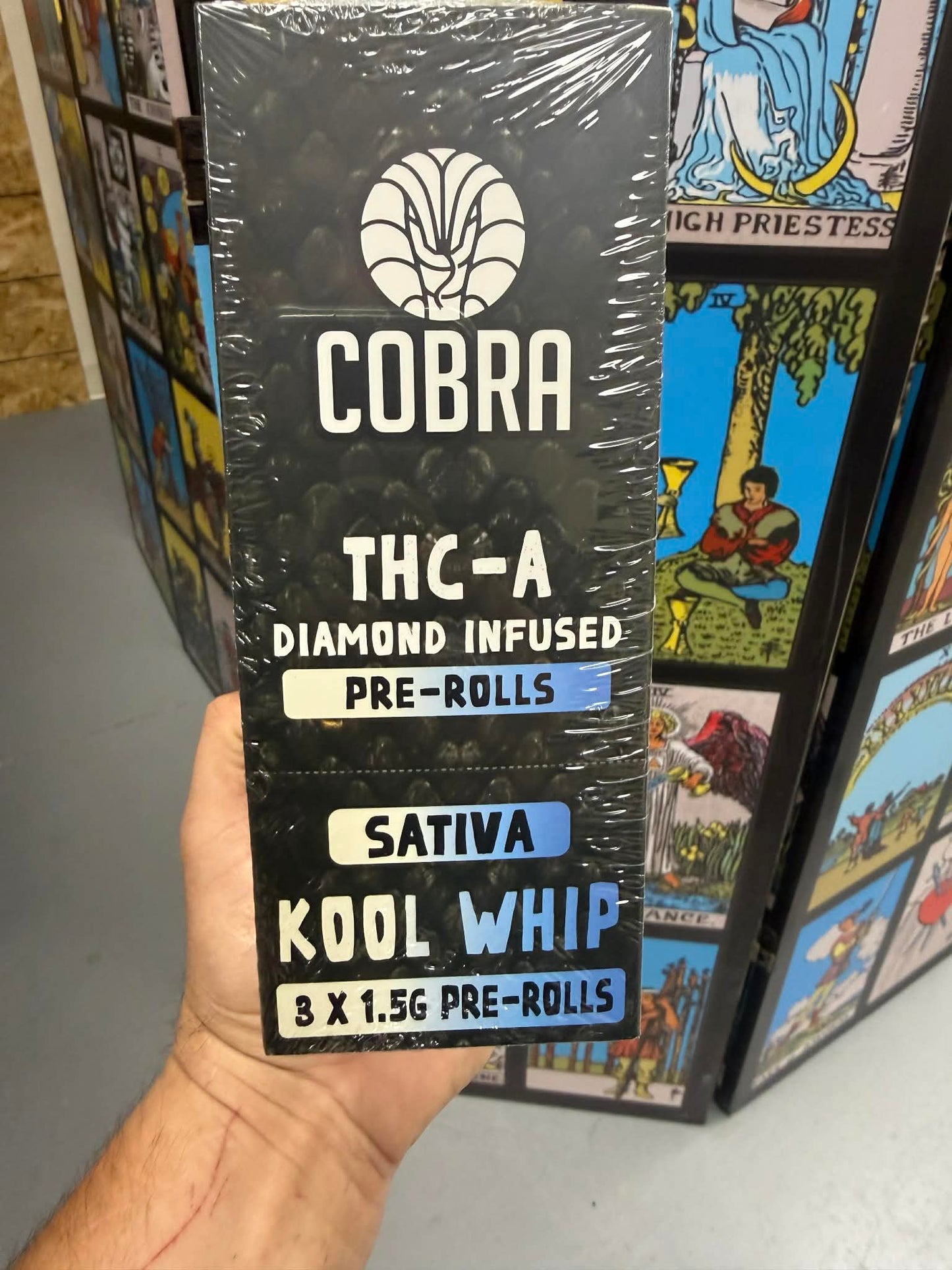 Cobra THC-A Diamond Infused Pre-Rolls (3pack)