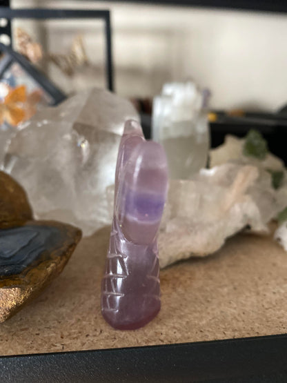 Purple Fluorite Mermaid Tail