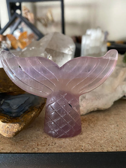 Purple Fluorite Mermaid Tail