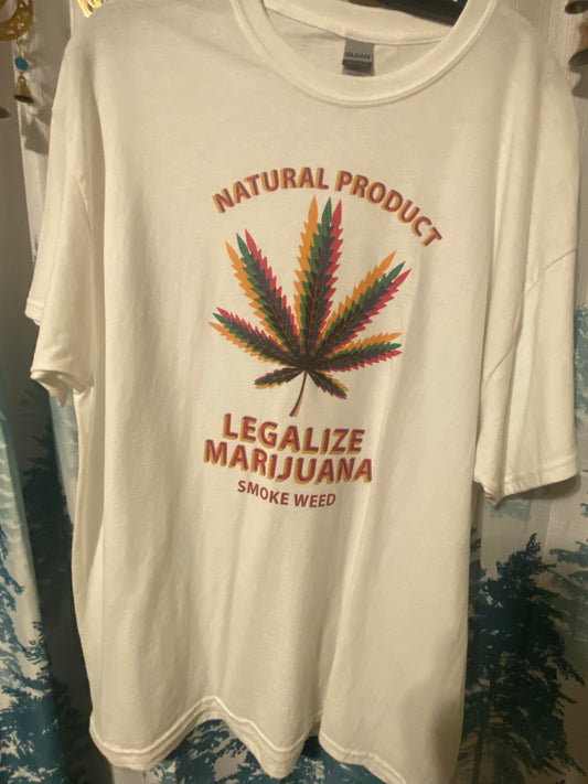 Legalize Marijuana, White, Short Sleeve T-Shirt