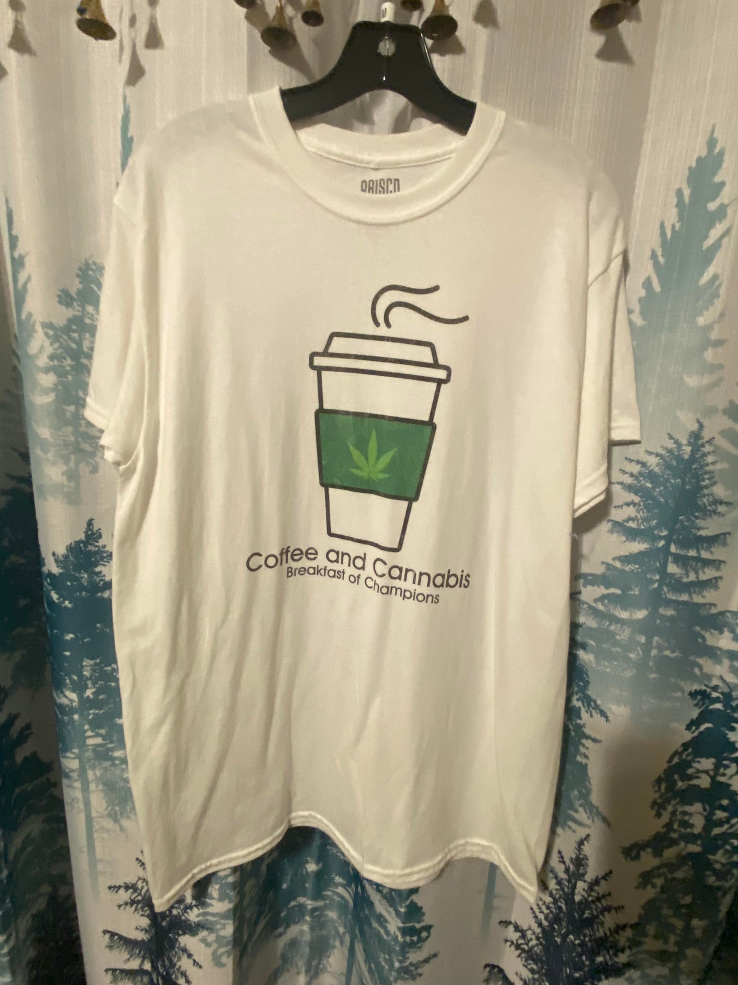 Coffee & Cannabis, White, Short Sleeve T-Shirt