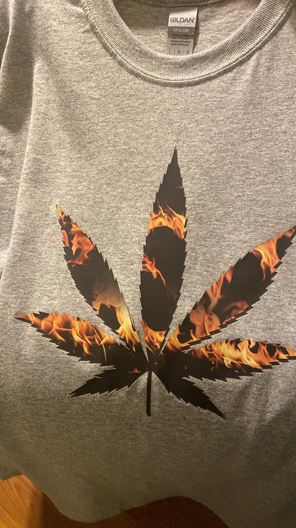 Grey, 420 Camo Leaf