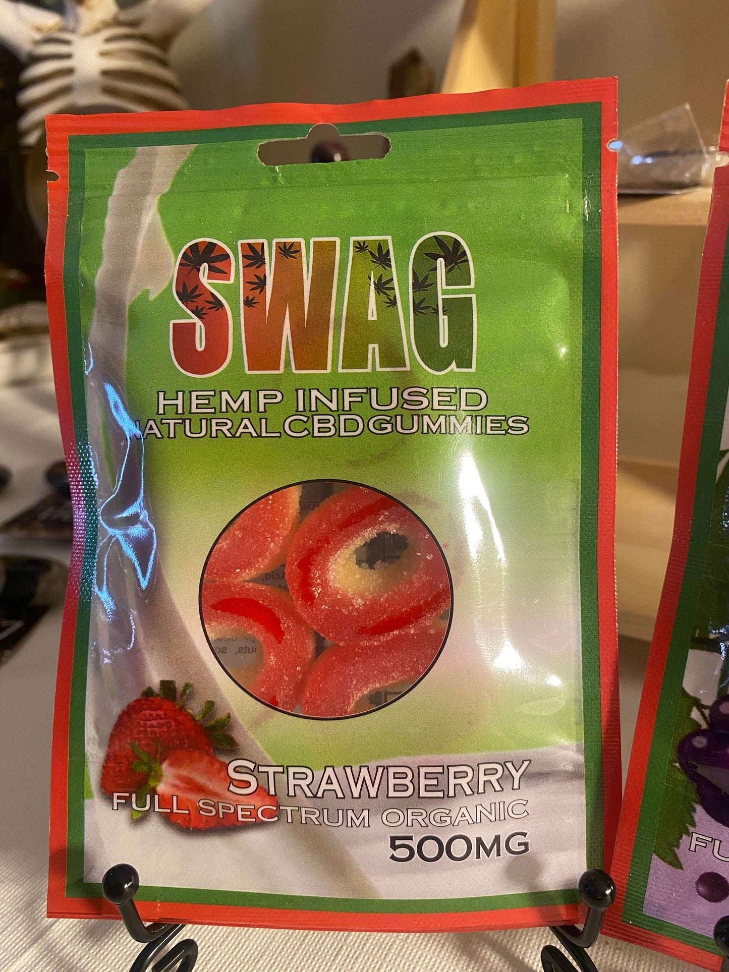 SWAG Strawberry - 500mg Hemp Infused CBD Gummies