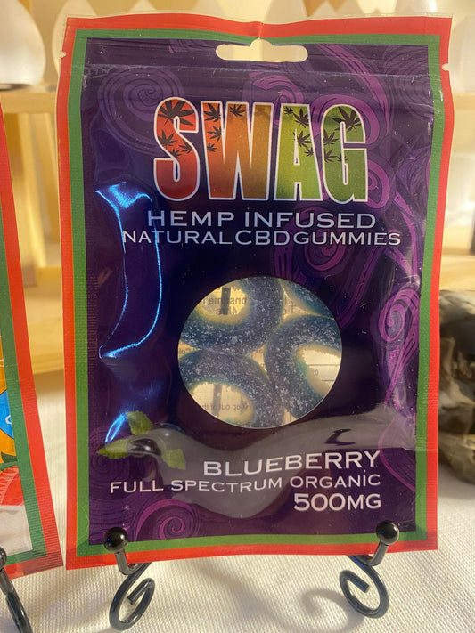 SWAG Strawberry - 500mg Hemp Infused CBD Gummies