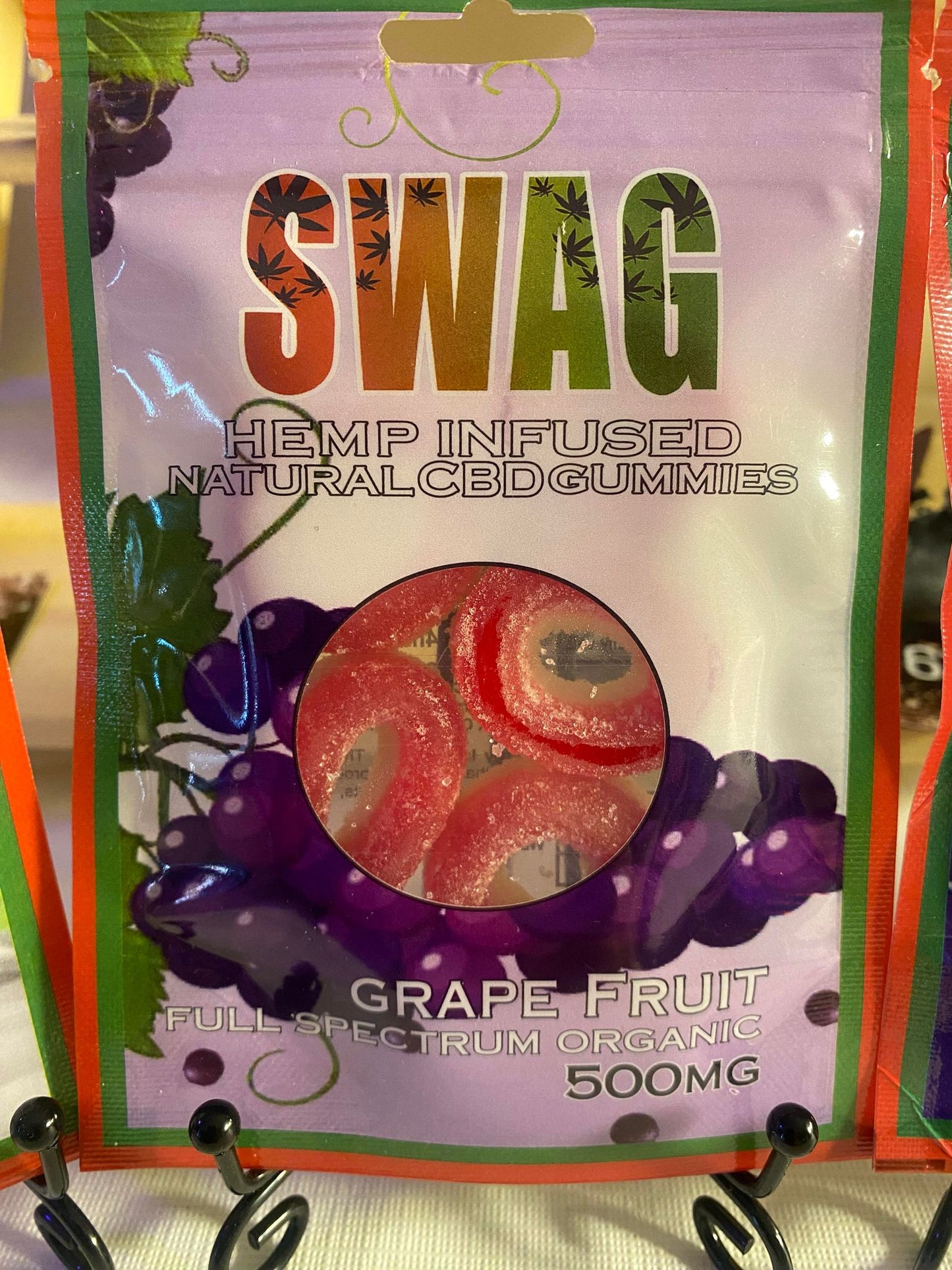 SWAG Strawberry - 500mg Hemp Infused CBD Gummies