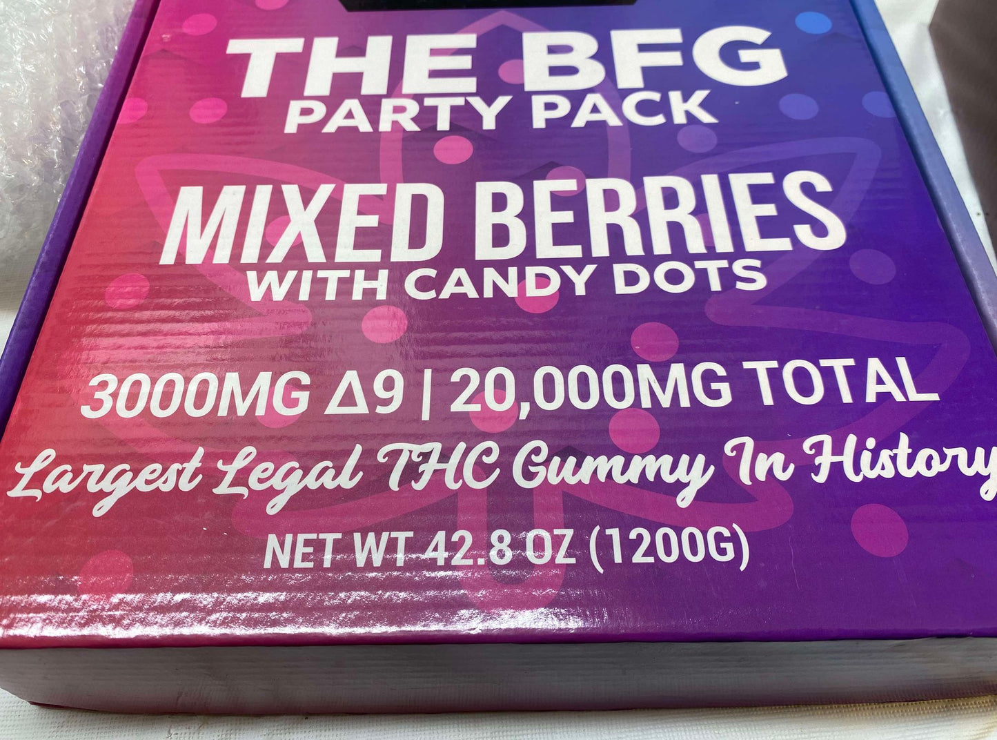 THE BFG PARTY PACK! MIXED BERRIES OVER 2 1/2 POUNDS!!