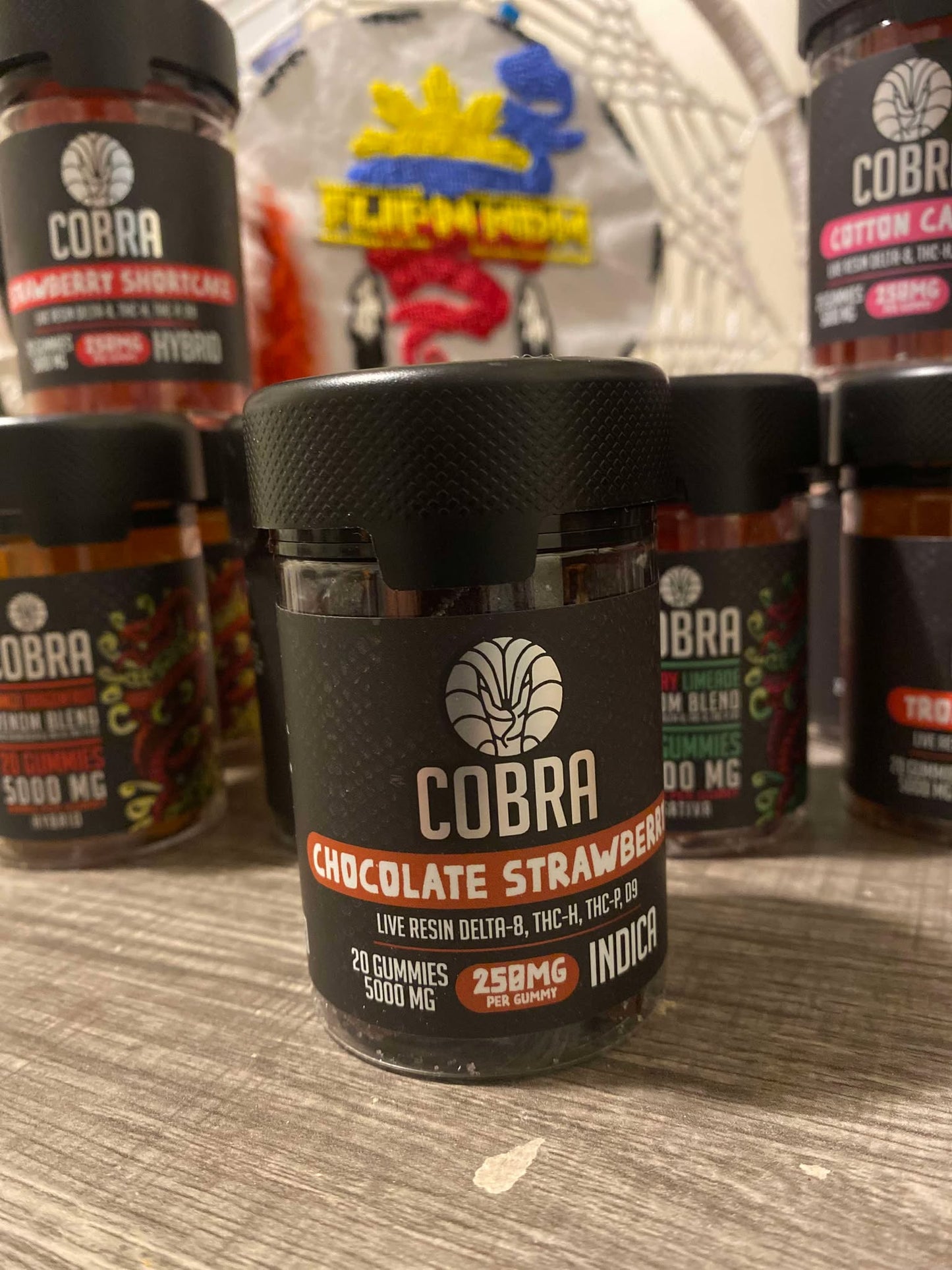 Cobra Black Mamba Venom Gummies- Blend INDICA-HYBRID-SATIVA
