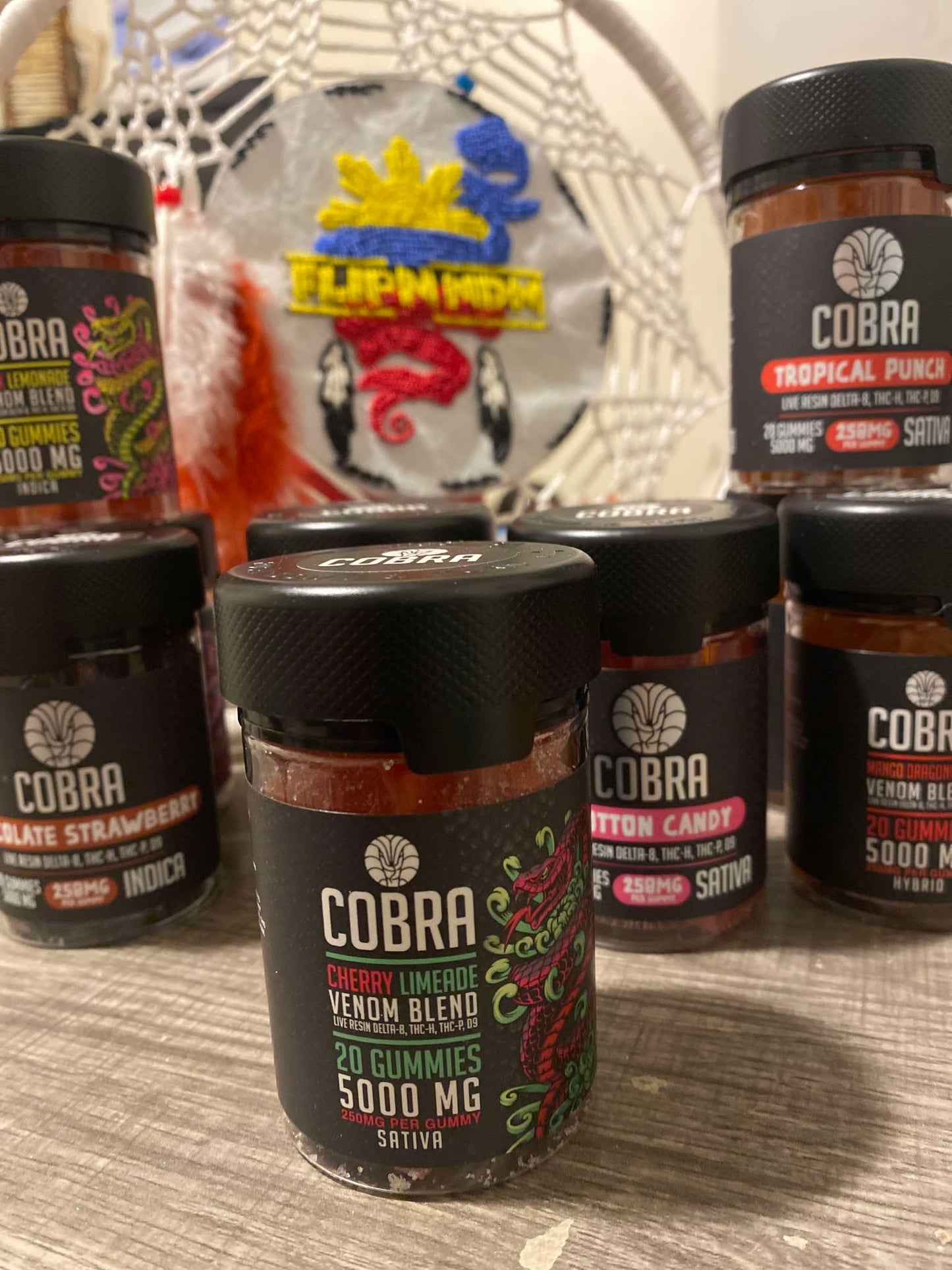 Cobra Black Mamba Venom Gummies- Blend INDICA-HYBRID-SATIVA