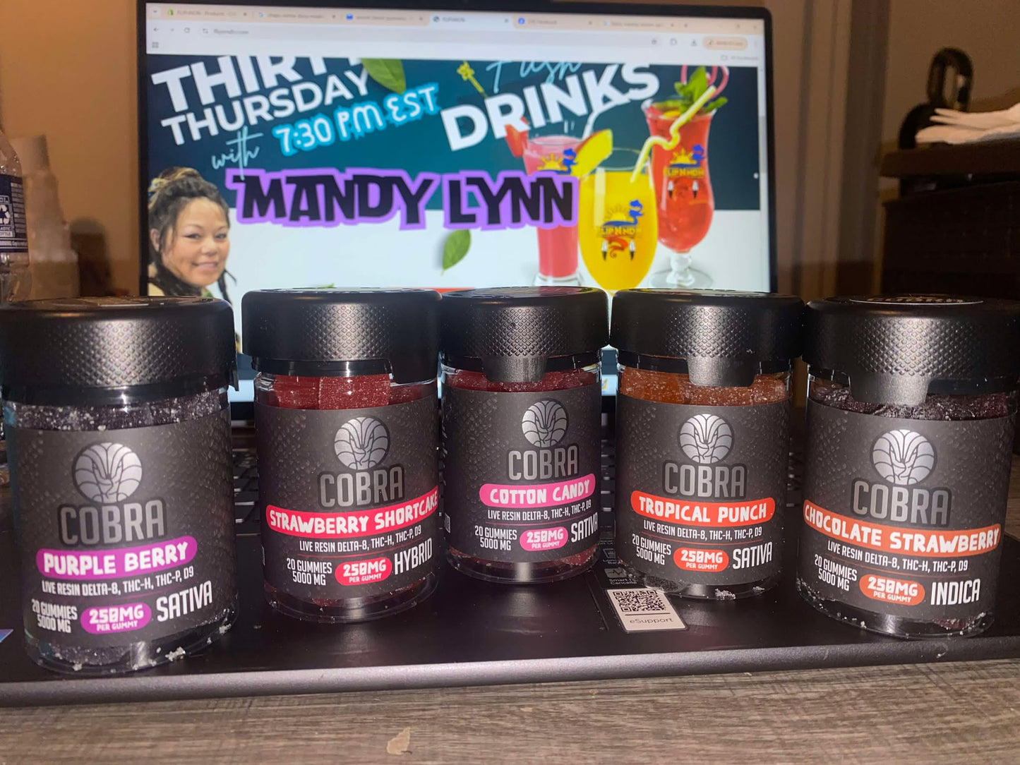Cobra Black Mamba Venom Gummies- Blend INDICA-HYBRID-SATIVA