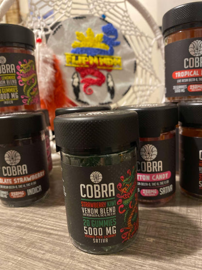 Cobra Black Mamba Venom Gummies- Blend INDICA-HYBRID-SATIVA