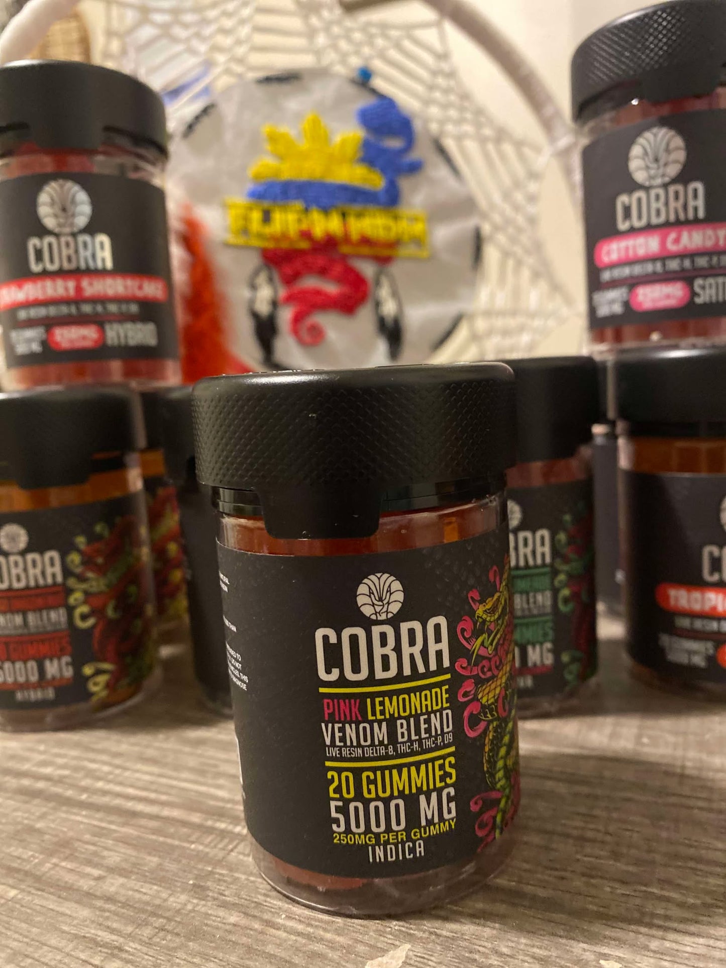 Cobra Black Mamba Venom Gummies- Blend INDICA-HYBRID-SATIVA