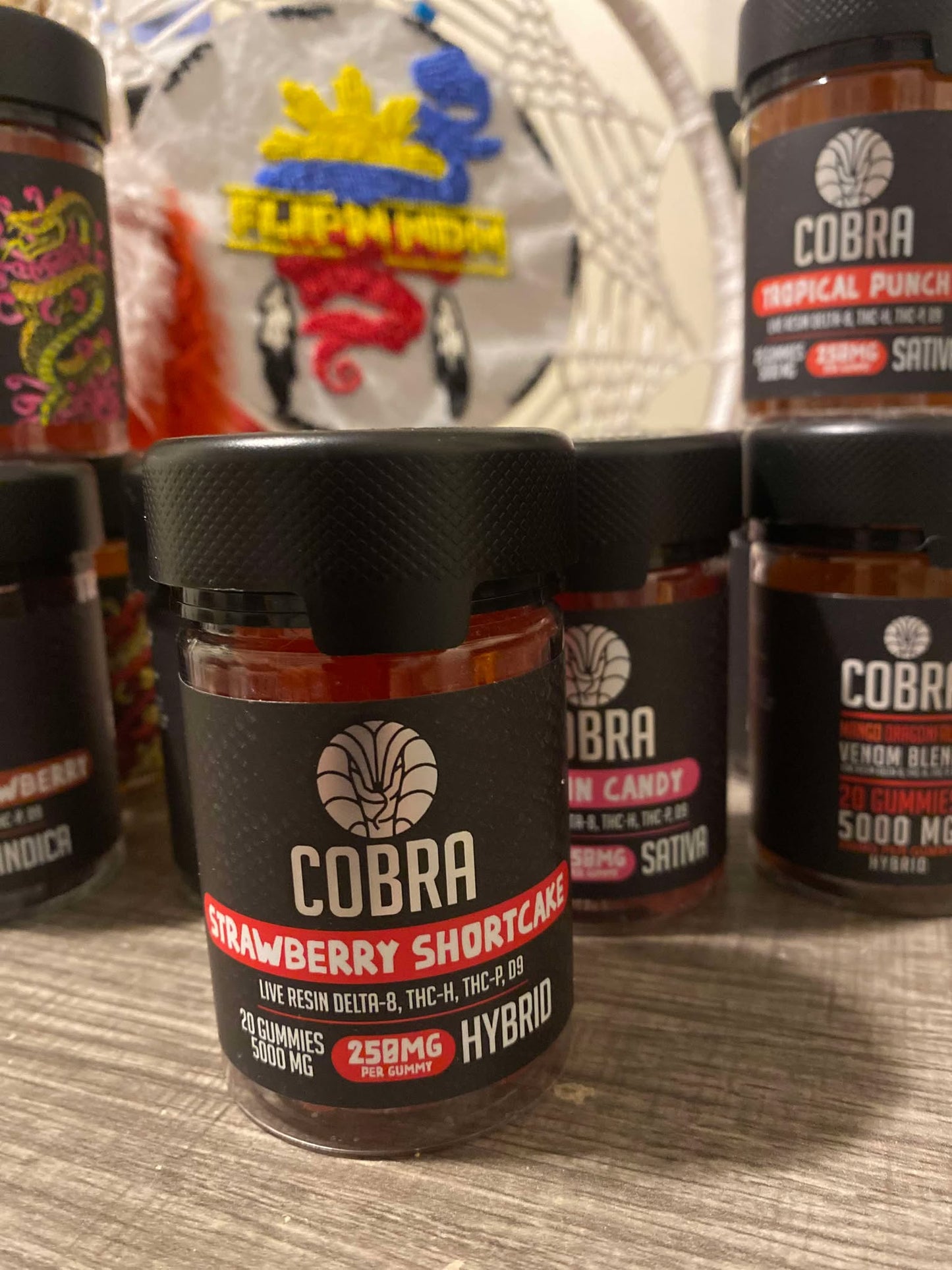 Cobra Black Mamba Venom Gummies- Blend INDICA-HYBRID-SATIVA