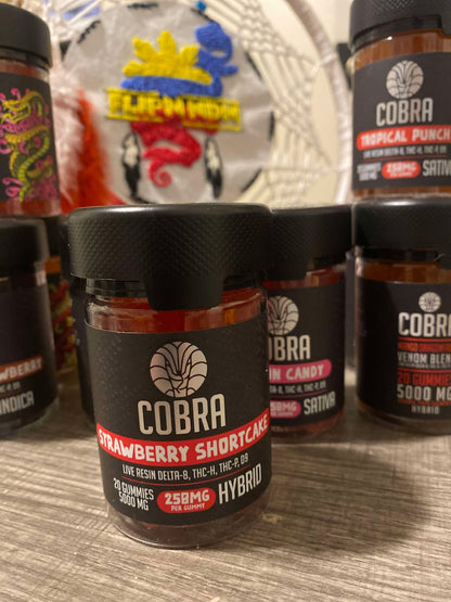 Cobra Black Mamba Venom Gummies- Blend INDICA-HYBRID-SATIVA