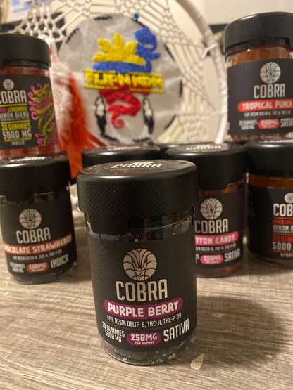 Cobra Black Mamba Venom Gummies- Blend INDICA-HYBRID-SATIVA