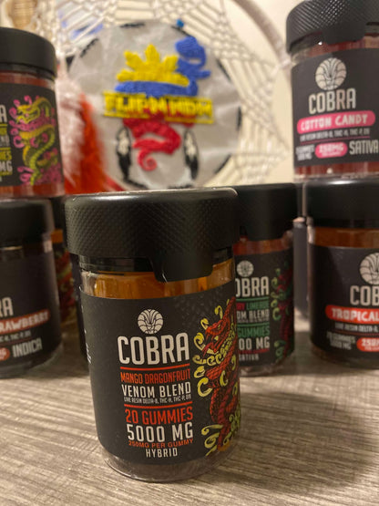 Cobra Black Mamba Venom Gummies- Blend INDICA-HYBRID-SATIVA