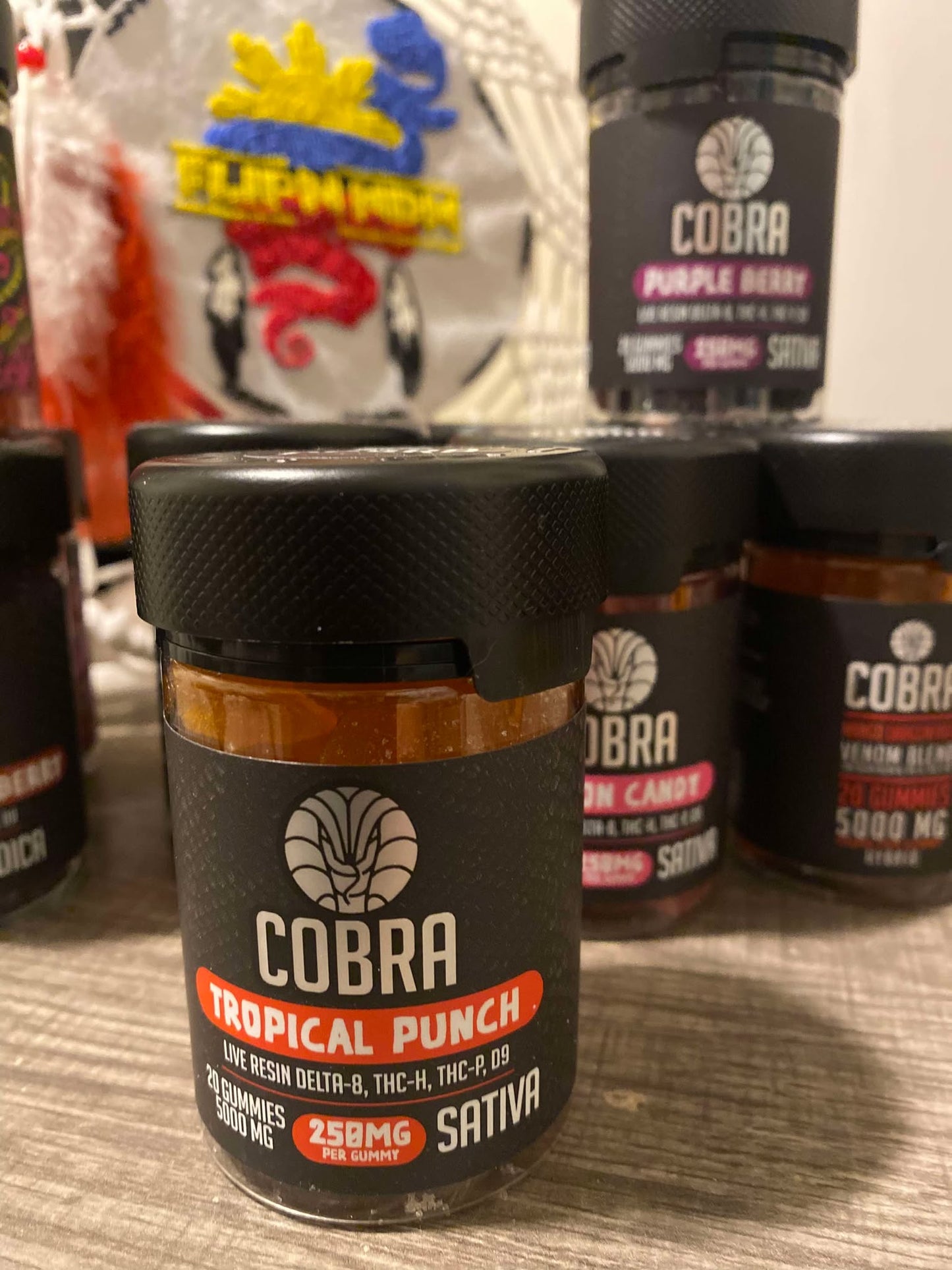 Cobra Black Mamba Venom Gummies- Blend INDICA-HYBRID-SATIVA