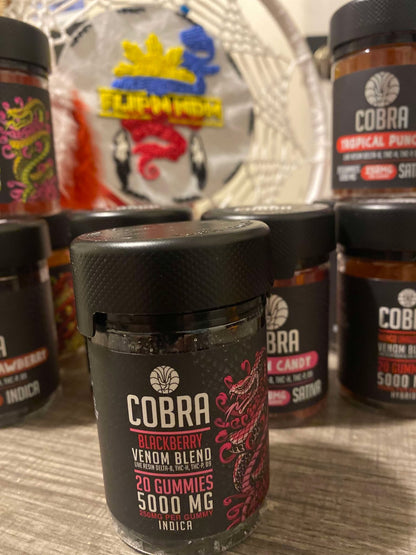 Cobra Black Mamba Venom Gummies- Blend INDICA-HYBRID-SATIVA