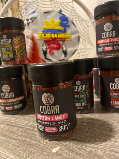 Cobra Black Mamba Venom Gummies- Blend INDICA-HYBRID-SATIVA