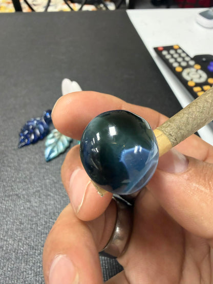 Fumette Glass Pendant, Joint Holder, Hand Blown