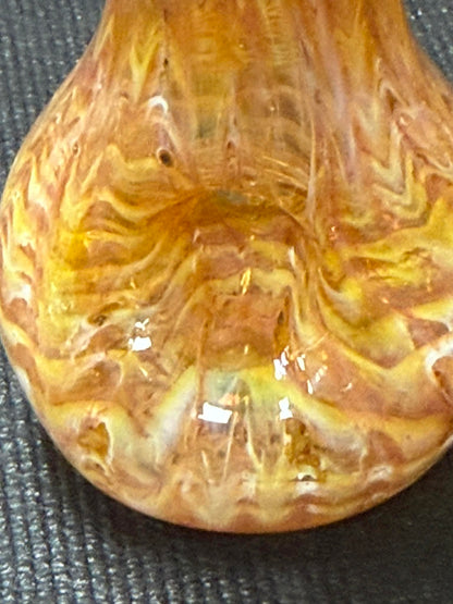 Standing Mushroom Spoon Pipe, Hand Blown,