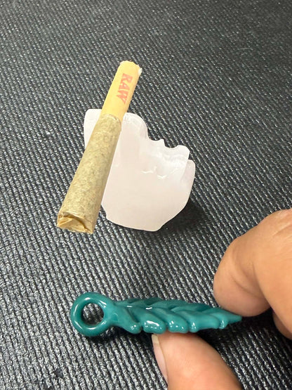 Fumette Glass Pendant, Joint Holder, Hand Blown