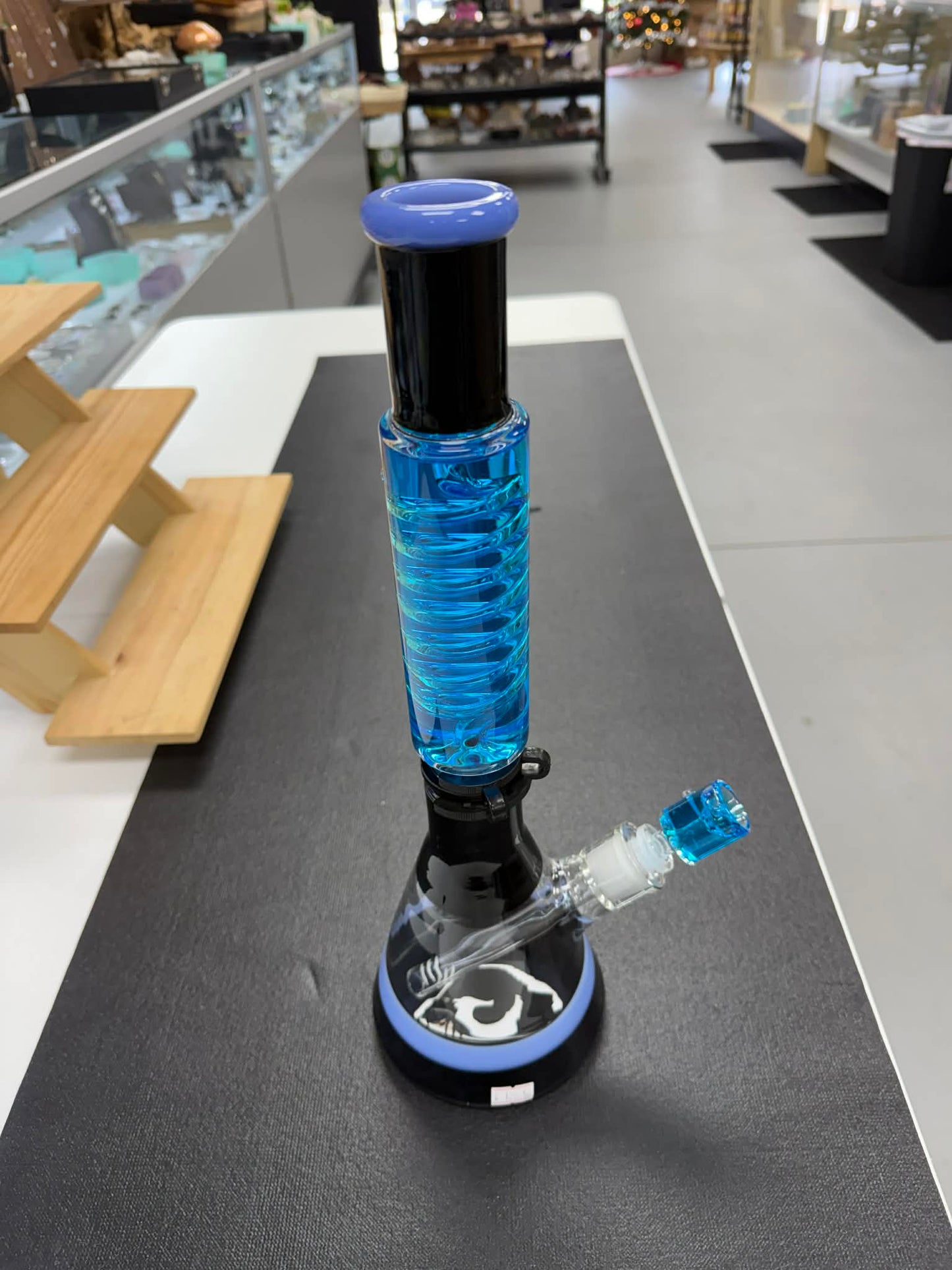 Glycerin Thumper Lab Flask Bong with a detachable Glycerin Neck.