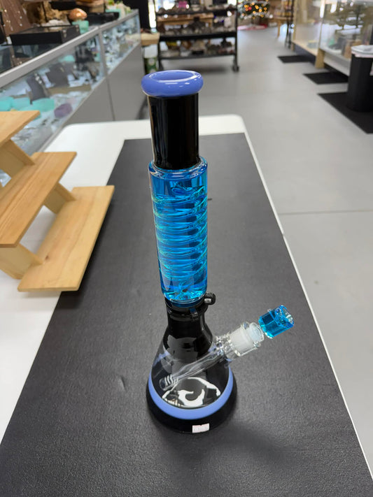 Glycerin Thumper Lab Flask Bong with a detachable Glycerin Neck.