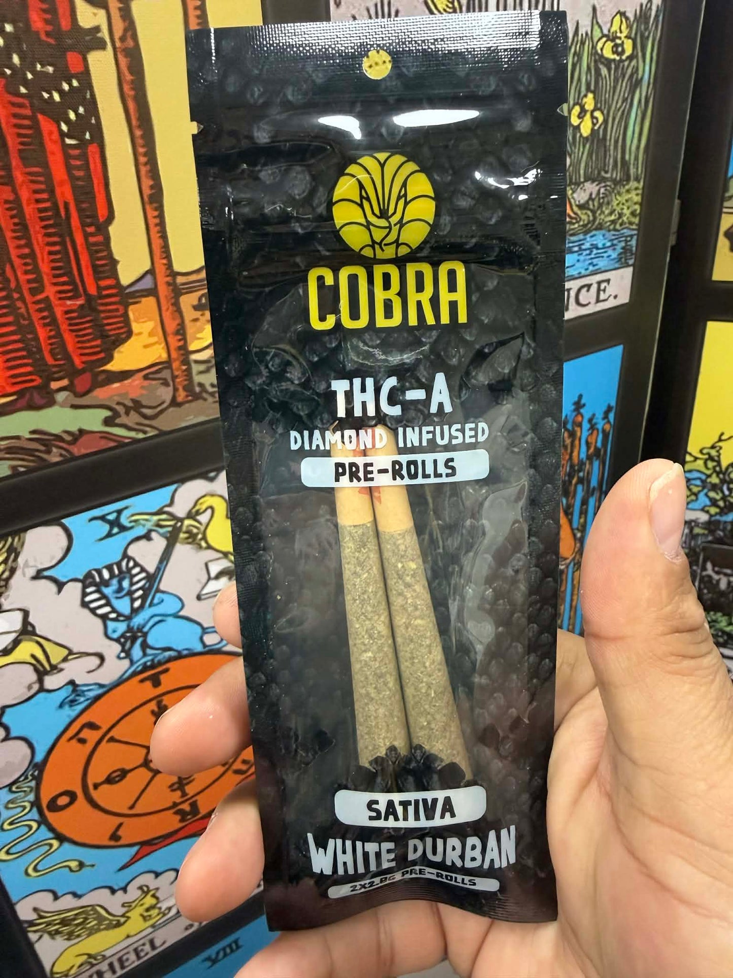 Cobra 2 Pack (2gr Each) ThcA Diamond Infused Pre-Rolls
