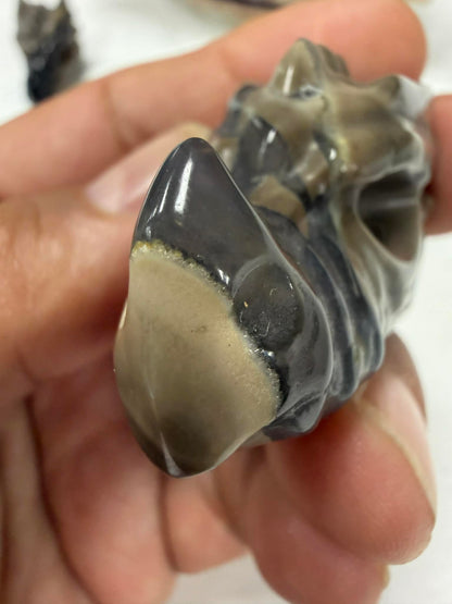 Dragon Head Carving 2" Inch