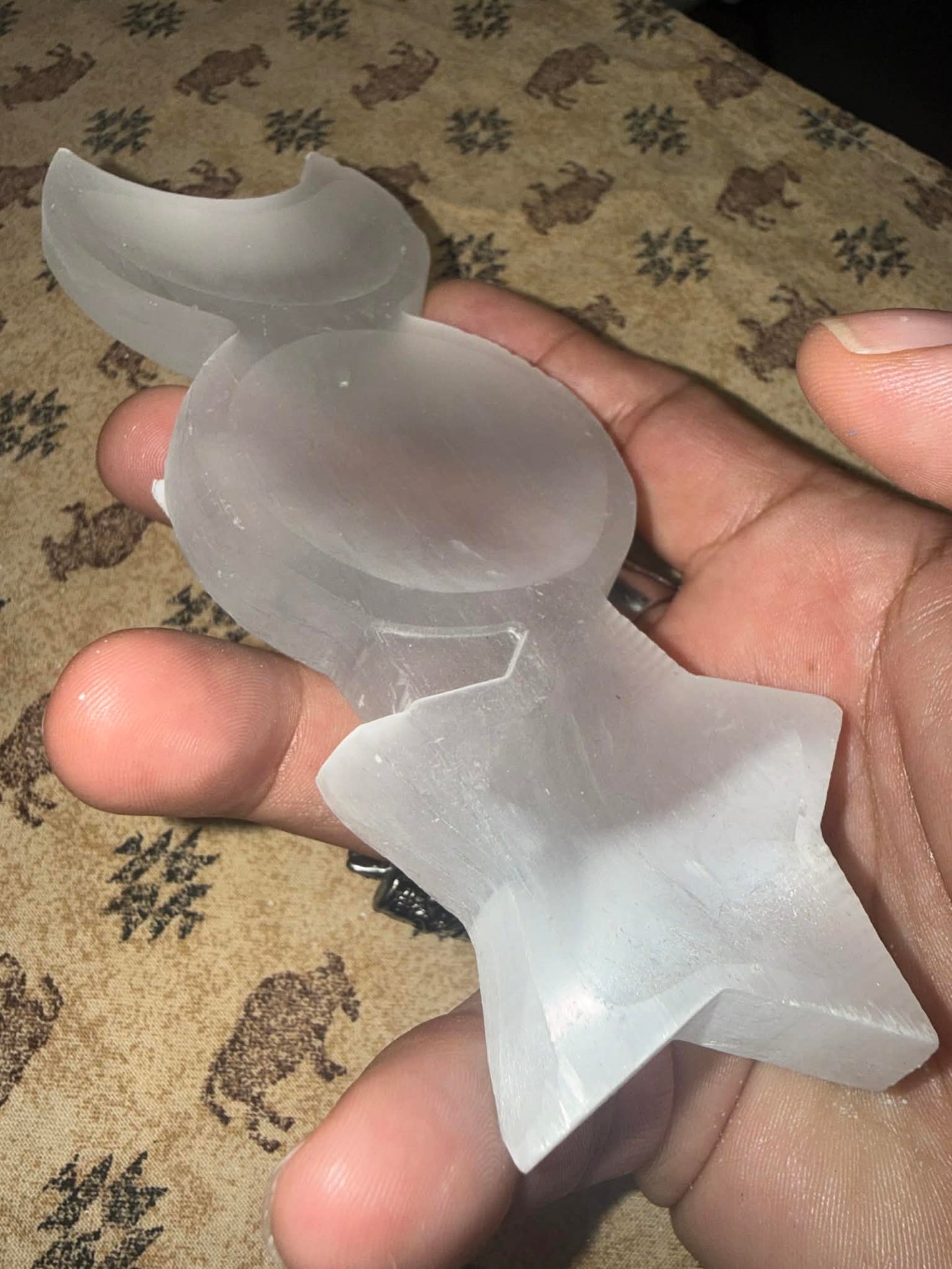 Star, Sun & Moon Selenite Tray