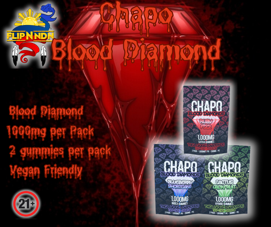 Chapo Blood Diamond 2 pack Gummies (500gr Each)