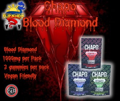 Chapo Blood Diamond 2 pack Gummies (500gr Each)