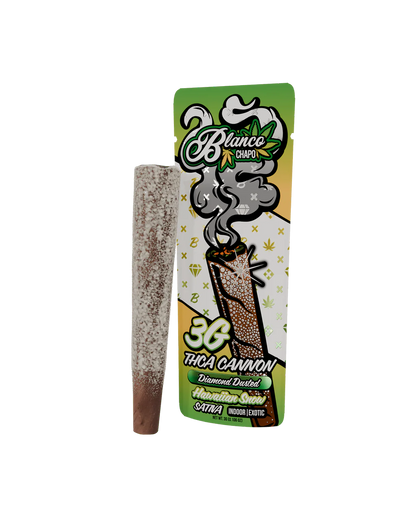 Blanco Chapo 3Gr THCA Cannon Diamond Dusted Pre-roll