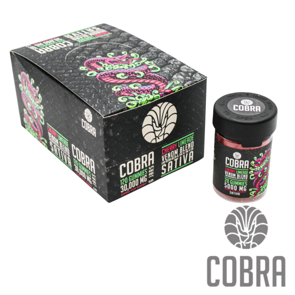 Cobra Gummies Cherry Limeade 20 Gummy jars