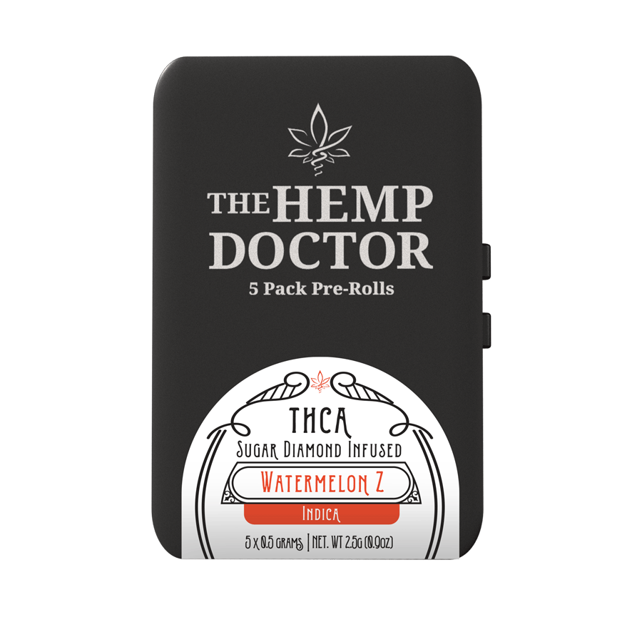 The Hemp Doctor THC A - 5 Pack- Pre-Roll with Sugar Diamonds