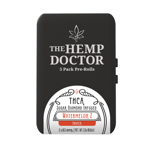 The Hemp Doctor THC A - 5 Pack- Pre-Roll with Sugar Diamonds